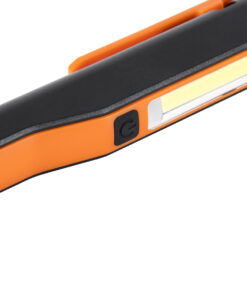 GloboStar® 79016 Φορητός Φακός Χειρός Εργασίας LED COB 1W Head + 3W COB Side 80lm & 240lm με Επαναφορτιζόμενη Μπαταρία 800mAh – Ισχυρό Μαγνήτη Βάσης – Καλώδιο Φόρτισης USB – Ψυχρό Λευκό 6000K – Μ18 x Π3.5 x Υ2cm