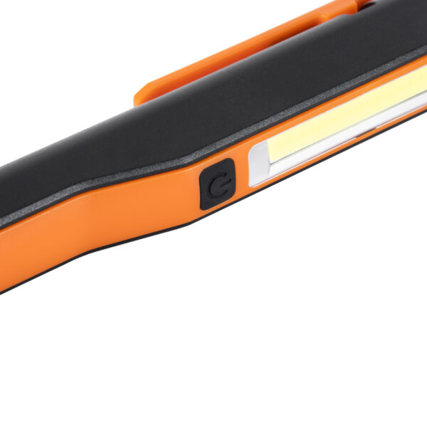 GloboStar® 79016 Φορητός Φακός Χειρός Εργασίας LED COB 1W Head + 3W COB Side 80lm & 240lm με Επαναφορτιζόμενη Μπαταρία 800mAh – Ισχυρό Μαγνήτη Βάσης – Καλώδιο Φόρτισης USB – Ψυχρό Λευκό 6000K – Μ18 x Π3.5 x Υ2cm
