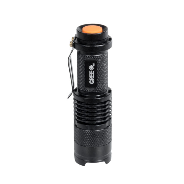 GloboStar® 79020 Φορητός Φακός Χειρός CREE LED 6W 480lm – Ψυχρό Λευκό 6000K – Φ2.5 x Υ9.2cm