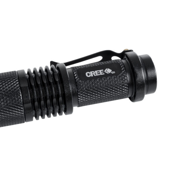 GloboStar® 79020 Φορητός Φακός Χειρός CREE LED 6W 480lm – Ψυχρό Λευκό 6000K – Φ2.5 x Υ9.2cm