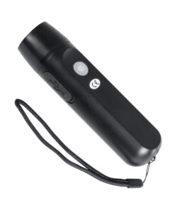 GloboStar® 79021 Φορητός Φακός Χειρός CREE LED 3W 240lm – με Επαναφορτιζόμενη Μπαταρία 1400mAh & Χειροκίνητο Φορτιστή Δυναμό – Ψυχρό Λευκό 6000K – Φ4.1 x Υ15cm