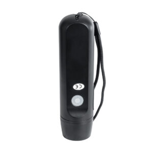 GloboStar® 79021 Φορητός Φακός Χειρός CREE LED 3W 240lm – με Επαναφορτιζόμενη Μπαταρία 1400mAh & Χειροκίνητο Φορτιστή Δυναμό – Ψυχρό Λευκό 6000K – Φ4.1 x Υ15cm