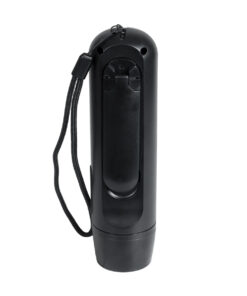 GloboStar® 79021 Φορητός Φακός Χειρός CREE LED 3W 240lm – με Επαναφορτιζόμενη Μπαταρία 1400mAh & Χειροκίνητο Φορτιστή Δυναμό – Ψυχρό Λευκό 6000K – Φ4.1 x Υ15cm