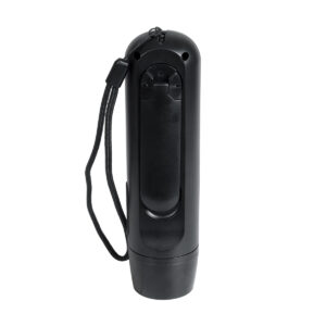 GloboStar® 79021 Φορητός Φακός Χειρός CREE LED 3W 240lm – με Επαναφορτιζόμενη Μπαταρία 1400mAh & Χειροκίνητο Φορτιστή Δυναμό – Ψυχρό Λευκό 6000K – Φ4.1 x Υ15cm