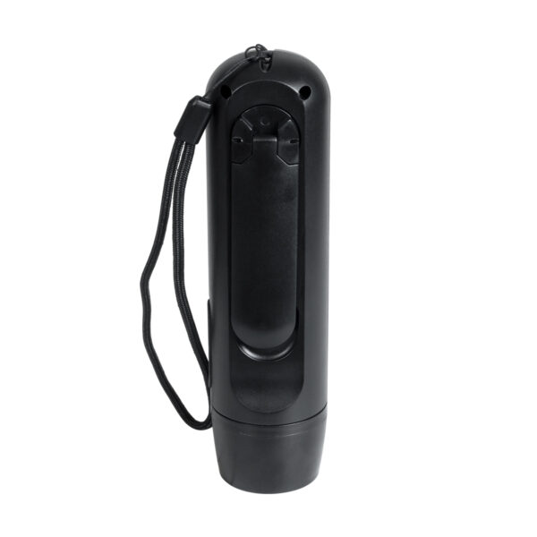 GloboStar® 79021 Φορητός Φακός Χειρός CREE LED 3W 240lm – με Επαναφορτιζόμενη Μπαταρία 1400mAh & Χειροκίνητο Φορτιστή Δυναμό – Ψυχρό Λευκό 6000K – Φ4.1 x Υ15cm
