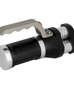 GloboStar® 79025 EXTREME Φορητός Επαναφορτιζόμενος Φακός LED CREE XHP50 30W 3000lm με 3 Modes & 3 x Μπαταρίες 18650 20400mAh Li-ion και με Φόρτιστή Αυτοκινήτου & Πρίζας Αδιάβροχος IP65 Ψυχρό Λευκό 6000K