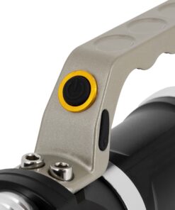 GloboStar® 79025 EXTREME Φορητός Επαναφορτιζόμενος Φακός LED CREE XHP50 30W 3000lm με 3 Modes & 3 x Μπαταρίες 18650 20400mAh Li-ion και με Φόρτιστή Αυτοκινήτου & Πρίζας Αδιάβροχος IP65 Ψυχρό Λευκό 6000K