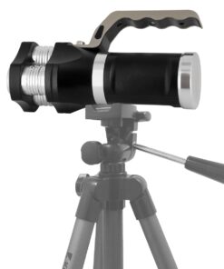 GloboStar® 79025 EXTREME Φορητός Επαναφορτιζόμενος Φακός LED CREE XHP50 30W 3000lm με 3 Modes & 3 x Μπαταρίες 18650 20400mAh Li-ion και με Φόρτιστή Αυτοκινήτου & Πρίζας Αδιάβροχος IP65 Ψυχρό Λευκό 6000K