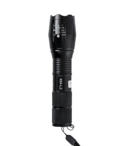 GloboStar® 79041 Φορητός Φακός Χειρός XM-L2 LED CREE 10W με Επαναφορτιζόμενη Μπαταρία 3000mAh & Φορτιστή Πρίζας – Zoom x1 έως x2000 – Ψυχρό Λευκό 6000K – Φ4 x Υ13.5cm