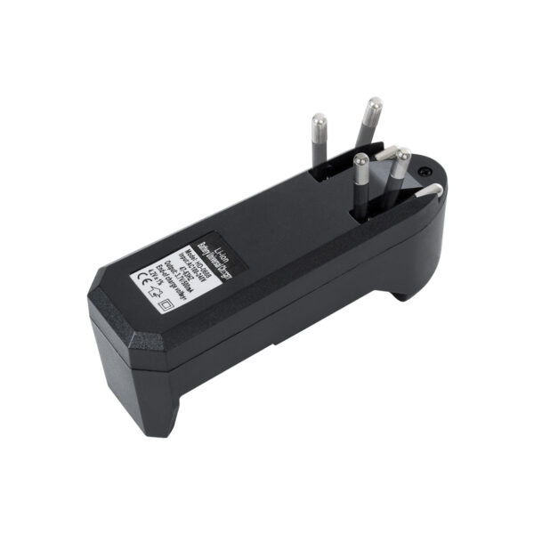 GloboStar® 79041 Φορητός Φακός Χειρός XM-L2 LED CREE 10W με Επαναφορτιζόμενη Μπαταρία 3000mAh & Φορτιστή Πρίζας – Zoom x1 έως x2000 – Ψυχρό Λευκό 6000K – Φ4 x Υ13.5cm