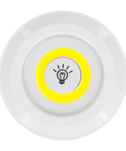 GloboStar® 79044 Φωτιστικά Νυκτός Μπαταρίας LED COB 6W 600lm με Timer & Ασύρματο Χειριστήριο RF – ΣΕΤ 3 Τεμαχίων Ψυχρό Λευκό 6000K