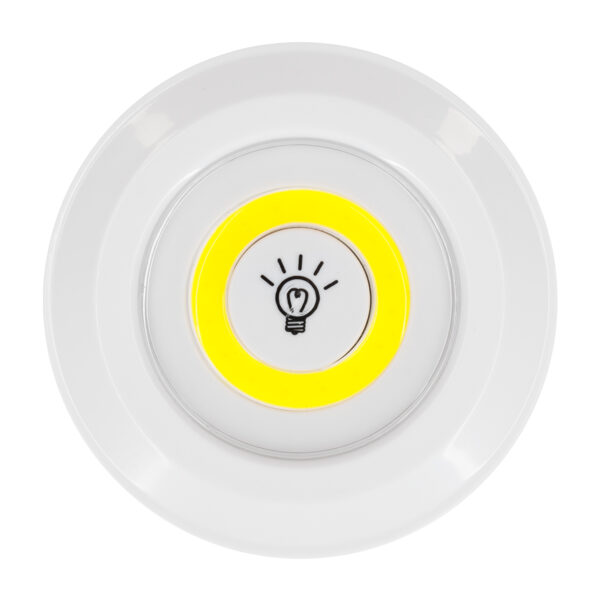 GloboStar® 79044 Φωτιστικά Νυκτός Μπαταρίας LED COB 6W 600lm με Timer & Ασύρματο Χειριστήριο RF – ΣΕΤ 3 Τεμαχίων Ψυχρό Λευκό 6000K