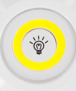 GloboStar® 79044 Φωτιστικά Νυκτός Μπαταρίας LED COB 6W 600lm με Timer & Ασύρματο Χειριστήριο RF – ΣΕΤ 3 Τεμαχίων Ψυχρό Λευκό 6000K