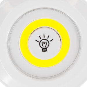 GloboStar® 79044 Φωτιστικά Νυκτός Μπαταρίας LED COB 6W 600lm με Timer & Ασύρματο Χειριστήριο RF – ΣΕΤ 3 Τεμαχίων Ψυχρό Λευκό 6000K