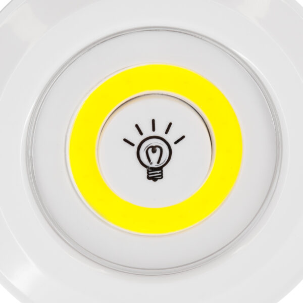 GloboStar® 79044 Φωτιστικά Νυκτός Μπαταρίας LED COB 6W 600lm με Timer & Ασύρματο Χειριστήριο RF – ΣΕΤ 3 Τεμαχίων Ψυχρό Λευκό 6000K