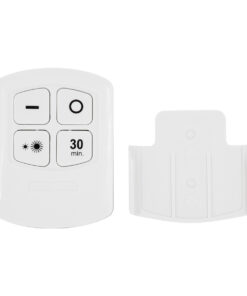 GloboStar® 79044 Φωτιστικά Νυκτός Μπαταρίας LED COB 6W 600lm με Timer & Ασύρματο Χειριστήριο RF – ΣΕΤ 3 Τεμαχίων Ψυχρό Λευκό 6000K