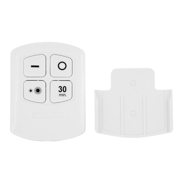 GloboStar® 79044 Φωτιστικά Νυκτός Μπαταρίας LED COB 6W 600lm με Timer & Ασύρματο Χειριστήριο RF – ΣΕΤ 3 Τεμαχίων Ψυχρό Λευκό 6000K