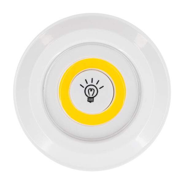 GloboStar® 79045 Φωτιστικά Νυκτός Μπαταρίας LED COB 6W 600lm με Timer & Ασύρματο Χειριστήριο RF – ΣΕΤ 3 Τεμαχίων Θερμό Λευκό 3000K
