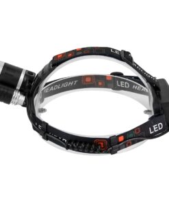 GloboStar® 79057 Φακός Κεφαλής Επαναφορτιζόμενος LED CREE XML2-T6 Chip 30 Watt 3000lm με 2 x 18650 Μπαταρίες 6000mAh Ψυχρό Λευκό 6000K