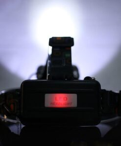 GloboStar® 79057 Φακός Κεφαλής Επαναφορτιζόμενος LED CREE XML2-T6 Chip 30 Watt 3000lm με 2 x 18650 Μπαταρίες 6000mAh Ψυχρό Λευκό 6000K