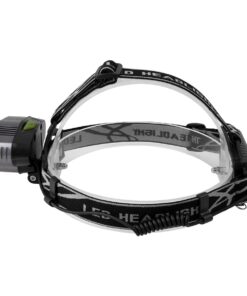 GloboStar® 79058 Φακός Κεφαλής Επαναφορτιζόμενος LED CREE XML2-T6 Chip 50 Watt 5000lm με 2 x 18650 Μπαταρίες 5200mAh Ψυχρό Λευκό 6000K