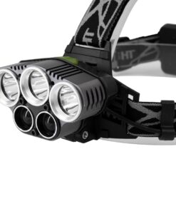 GloboStar® 79058 Φακός Κεφαλής Επαναφορτιζόμενος LED CREE XML2-T6 Chip 50 Watt 5000lm με 2 x 18650 Μπαταρίες 5200mAh Ψυχρό Λευκό 6000K