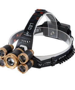 GloboStar® 79060 Φορητός Φακός Κεφαλής LED CREE 30W με Επαναφορτιζόμενη Μπαταρία 5200mAh & Καλώδιο Φόρτισης USB – Ψυχρό Λευκό 6000K – Μ8.5 x Π5.5 x Υ5cm