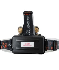 GloboStar® 79060 Φορητός Φακός Κεφαλής LED CREE 30W με Επαναφορτιζόμενη Μπαταρία 5200mAh & Καλώδιο Φόρτισης USB – Ψυχρό Λευκό 6000K – Μ8.5 x Π5.5 x Υ5cm