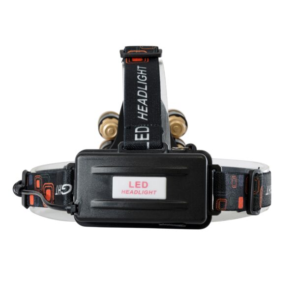 GloboStar® 79060 Φορητός Φακός Κεφαλής LED CREE 30W με Επαναφορτιζόμενη Μπαταρία 5200mAh & Καλώδιο Φόρτισης USB – Ψυχρό Λευκό 6000K – Μ8.5 x Π5.5 x Υ5cm