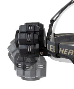 GloboStar® 79061 Φακός Κεφαλής Επαναφορτιζόμενος Zoom LED CREE XML2-T6 Chip 90 Watt 9000lm με 2 x 18650 Μπαταρίες 13600mAh Ψυχρό Λευκό 6000K