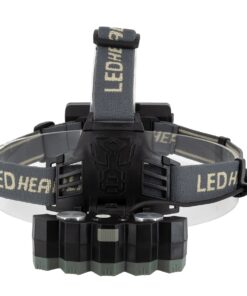 GloboStar® 79062 Φακός Κεφαλής Επαναφορτιζόμενος LED CREE XML2-T6 Chip 60 Watt 6000lm με 2 x 18650 Μπαταρίες 13600mAh Ψυχρό Λευκό 6000K