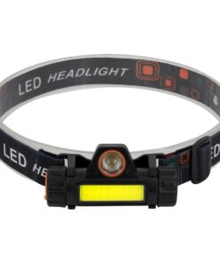 GloboStar® 79064 Φακός Κεφαλής & Ποδηλάτου Επαναφορτιζόμενος LED CREE COB XML2-T6 Chip 25 Watt 2500lm με 1 x 18650 Μπαταρία 3400mAh και με Καλώδιο Φόρτισης USB Ψυχρό Λευκό 6000K