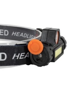 GloboStar® 79064 Φακός Κεφαλής & Ποδηλάτου Επαναφορτιζόμενος LED CREE COB XML2-T6 Chip 25 Watt 2500lm με 1 x 18650 Μπαταρία 3400mAh και με Καλώδιο Φόρτισης USB Ψυχρό Λευκό 6000K