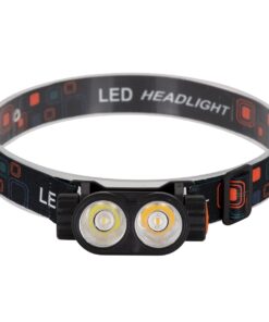 GloboStar® 79065 Φακός Κεφαλής Επαναφορτιζόμενος LED CREE XML2-T6 Chip 25 Watt 2500lm με 1 x 18650 Μπαταρία 3400mAh Θερμό Λευκό 3000K & Ψυχρό Λευκό 6000K