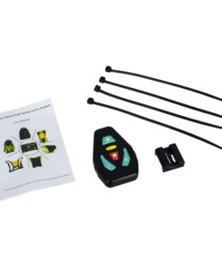 GloboStar® 79069 Γιλέκο Ασφαλείας Φωσφοριζέ Αντανακλαστικό για Ποδηλάτες & Runners με Φωτεινή Σήμανση LED – Ενσωματωμένη Μπαταρία 650mAh DC 5V Επαναφορτιζόμενο με Καλώδιο Τροφοδοσίας USB & Ασύρματο Χειριστήριο – Λαχανί Φωσφοριζέ & Μαύρο Αδιάβροχο IP65