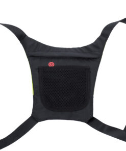 GloboStar® 79069 Γιλέκο Ασφαλείας Φωσφοριζέ Αντανακλαστικό για Ποδηλάτες & Runners με Φωτεινή Σήμανση LED – Ενσωματωμένη Μπαταρία 650mAh DC 5V Επαναφορτιζόμενο με Καλώδιο Τροφοδοσίας USB & Ασύρματο Χειριστήριο – Λαχανί Φωσφοριζέ & Μαύρο Αδιάβροχο IP65