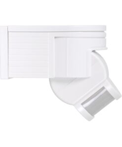 GloboStar® 79092 Επίτοιχος PIR Ανιχνευτής-Αισθητήρας Κίνησης 180° 6m Motion Sensor AC 230V Max 1380W