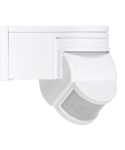 GloboStar® 79092 Επίτοιχος PIR Ανιχνευτής-Αισθητήρας Κίνησης 180° 6m Motion Sensor AC 230V Max 1380W