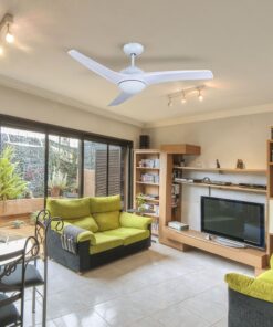 Ανεμιστήρας οροφής LED 35W λευκό σώμα 3 πτερυγίων με ρύθμιση μέσω RF control V-TAC – 7919