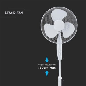 Επιδαπέδιος Ανεμιστήρας 16 Inch Λευκός 40W V-TAC – 7922