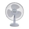 Επιτραπέζιος ανεμιστήρας 40W 12 ιντσών με 4 κουμπιά και 3 πτερύγια λευκό σώμα V-TAC – 7924