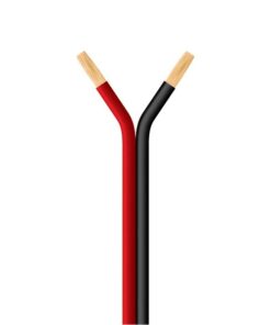 ΚΑΛΩΔΙΑ ΗΧΕΙΩΝ ΜΑΥΡΟ-ΚΟΚΚΙΝΟ 2Χ4mm EUROLAMP – 150-20305