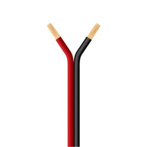 ΚΑΛΩΔΙΑ ΗΧΕΙΩΝ ΜΑΥΡΟ-ΚΟΚΚΙΝΟ 2Χ4mm EUROLAMP – 150-20305