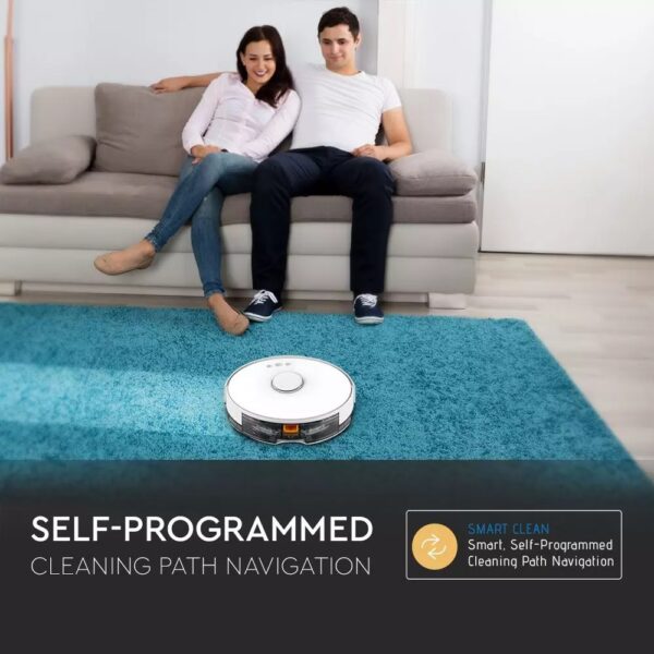 Έξυπνη Σκούπα Ρομπότ Wi-Fi Smart Home V-TAC Λευκή Συμβατή με Amazon Alexa & Google Home – 7933