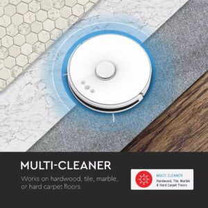 Έξυπνη Σκούπα Ρομπότ Wi-Fi Smart Home V-TAC Λευκή Συμβατή με Amazon Alexa & Google Home – 7933
