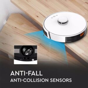 Έξυπνη Σκούπα Ρομπότ Wi-Fi Smart Home V-TAC Λευκή Συμβατή με Amazon Alexa & Google Home – 7933