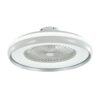 Ανεμιστήρας οροφής LED 45W 3 σε 1 λευκό σώμα-γκρι δαχτυλίδι 7 πτερυγίων με ρύθμιση μέσω RF control V-TAC – 7935