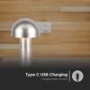 LED Επαναφορτιζόμενο Πορτατίφ V-TAC Champagne Gold Σώμα Dimmable CCT – 7937