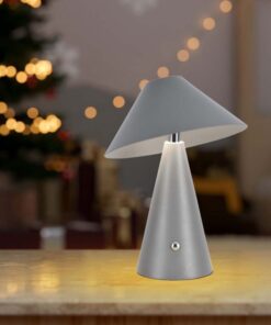 LED φωτιστικό γραφείου 3W επαναφορτιζόμενο 3σε1 CCT με γκρι σώμα dimmable V-TAC – 7949