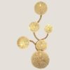 ΑΠΛΙΚΑ ΤΟΙΧΟΥ 6xG4 ΧΡΥΣΟ EUROLAMP 144-53002